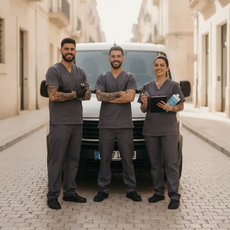 Tatuador equipo en Barcelona